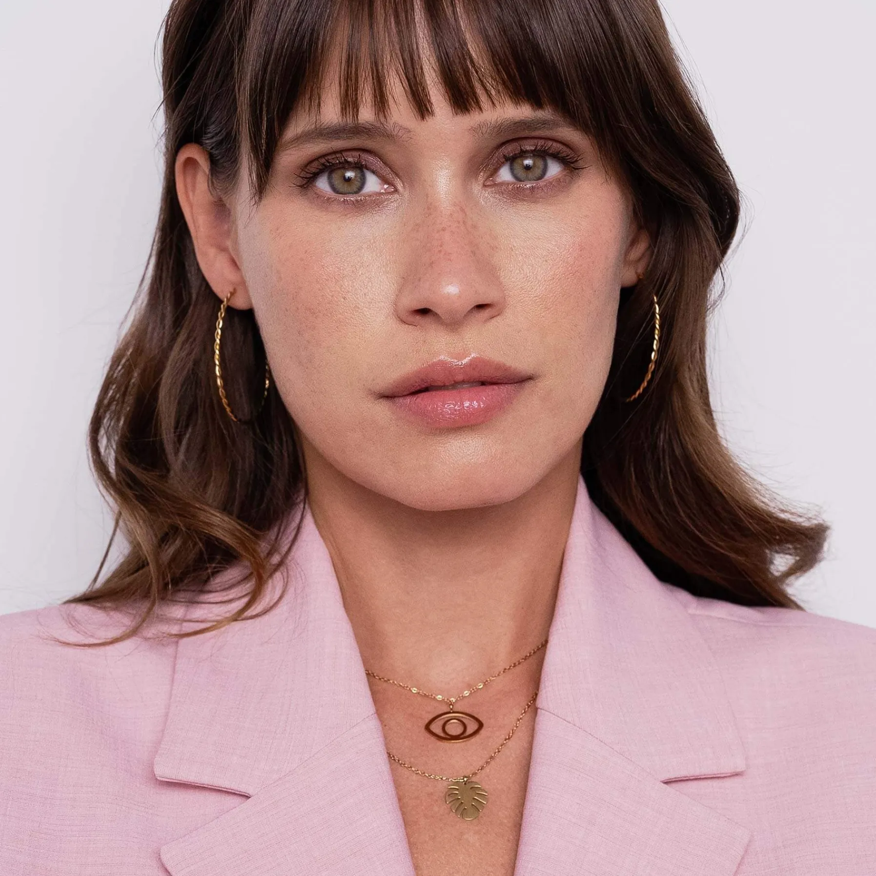 Femme Luzaka Boucles<Boucles d'oreilles Aina acier doré or