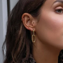 Femme Luzaka Boucles<Boucles Edwige acier doré or