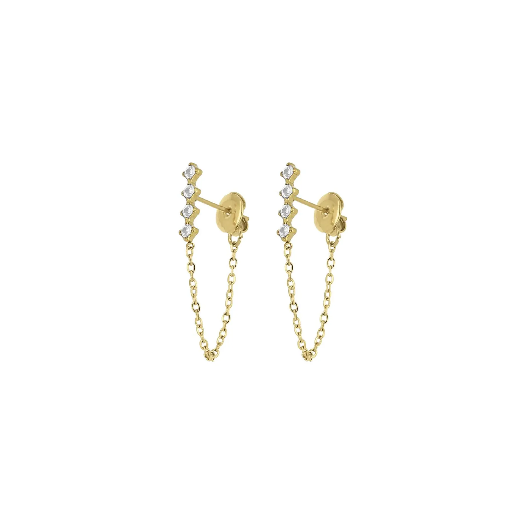 Femme Luzaka Boucles<Boucles Ellia acier doré or