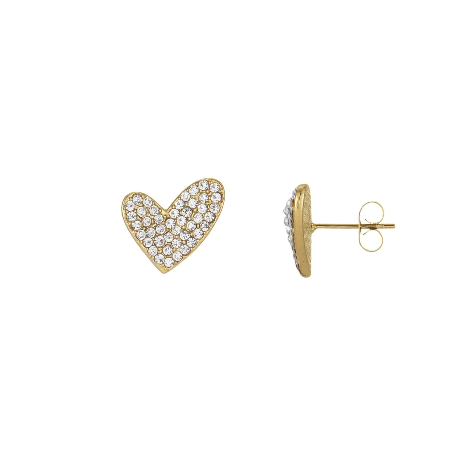 Femme Luzaka Boucles<Boucles Emmy acier doré or strass