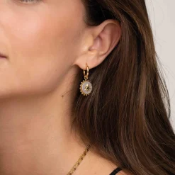 Femme Luzaka Boucles<Boucles Etoile nacre acier doré or