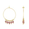 Femme Luzaka Boucles<Boucles Ika Rhodonite doré or