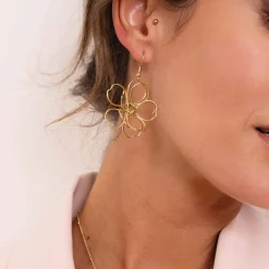 Femme Luzaka Boucles<Boucles Julia acier doré or