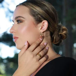 Femme Luzaka Boucles<Boucles Juna acier doré or