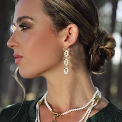 Femme Luzaka Boucles<Boucles Lalita acier doré or