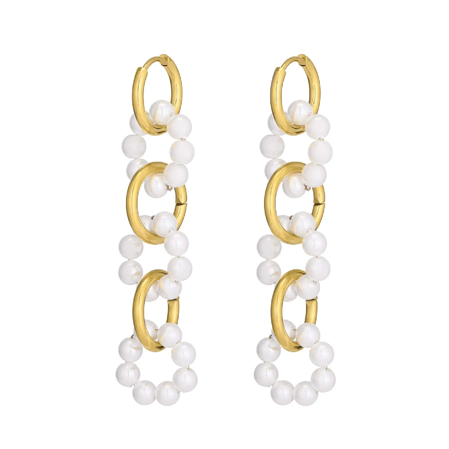 Femme Luzaka Boucles<Boucles Lalita acier doré or