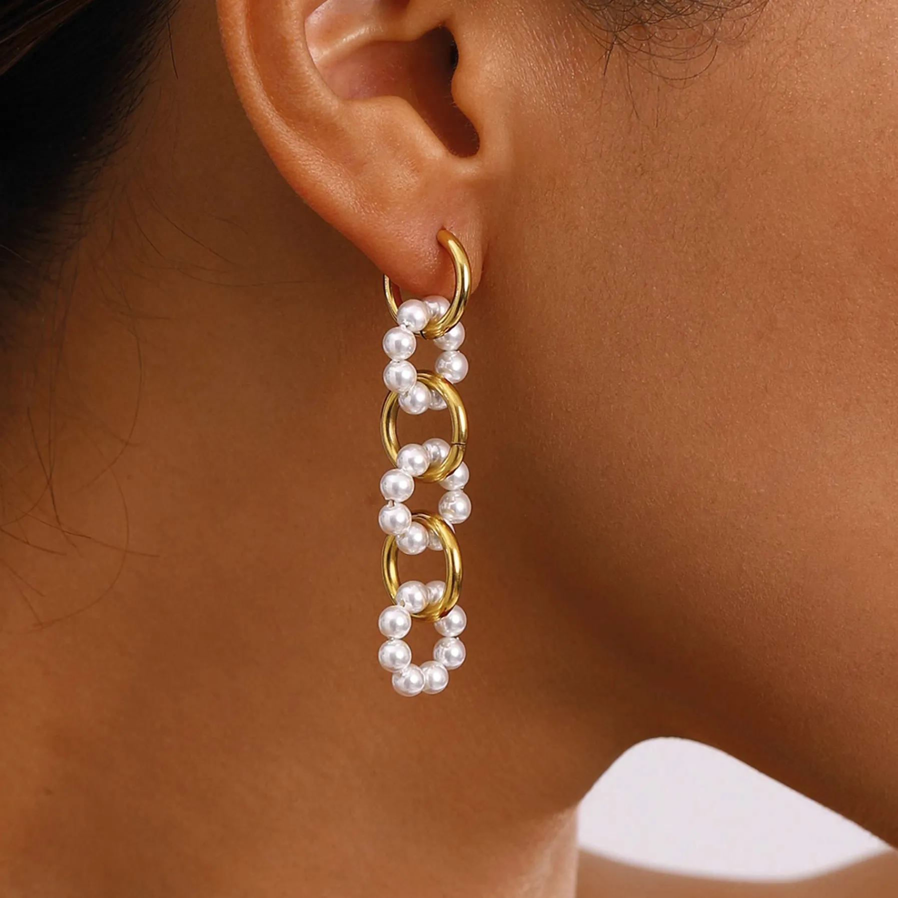 Femme Luzaka Boucles<Boucles Lalita acier doré or