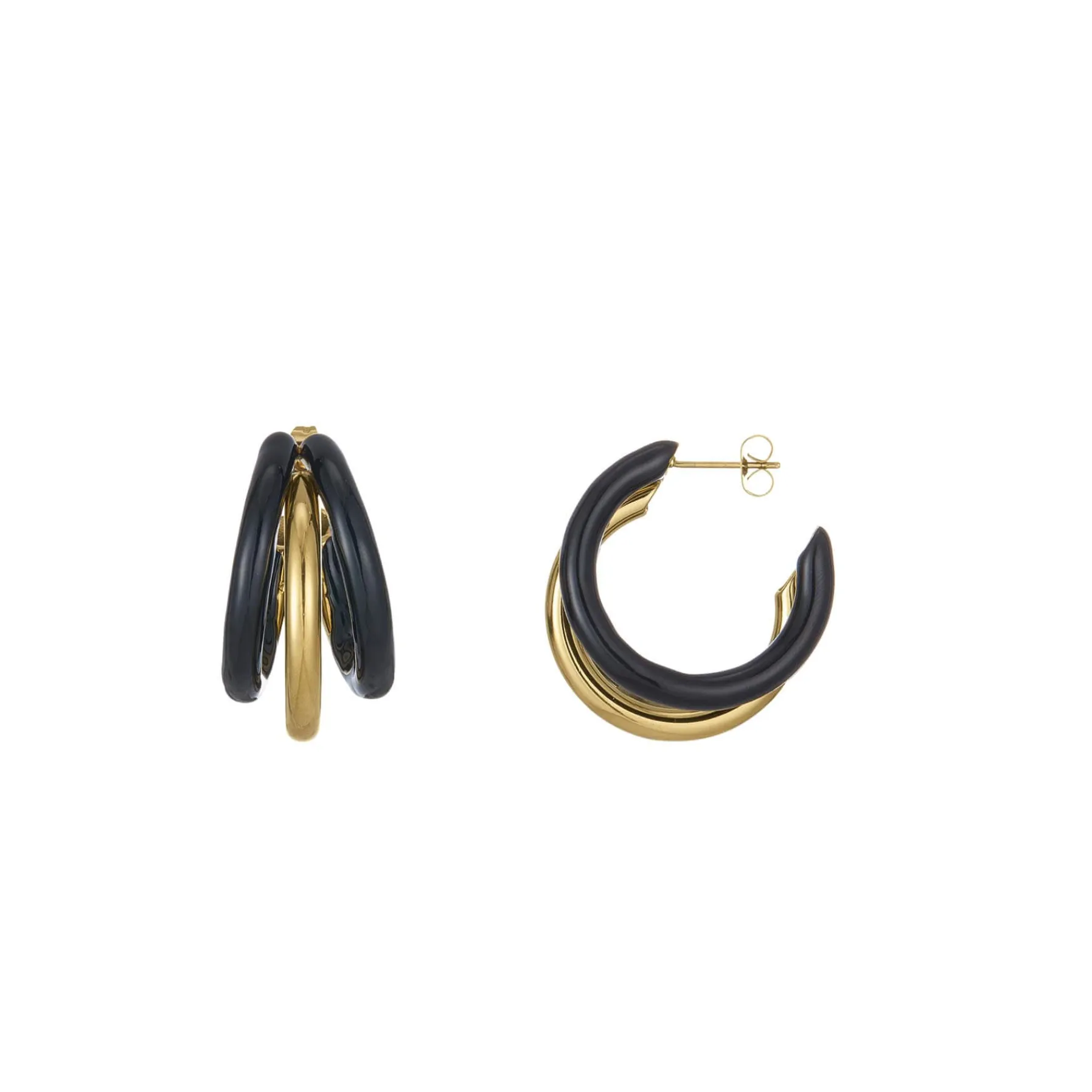 Femme Luzaka Boucles<Boucles Lona noires acier doré or