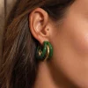 Femme Luzaka Boucles<Boucles Lona vertes acier doré or