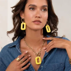 Femme Luzaka Boucles<Boucles Léonie jaunes