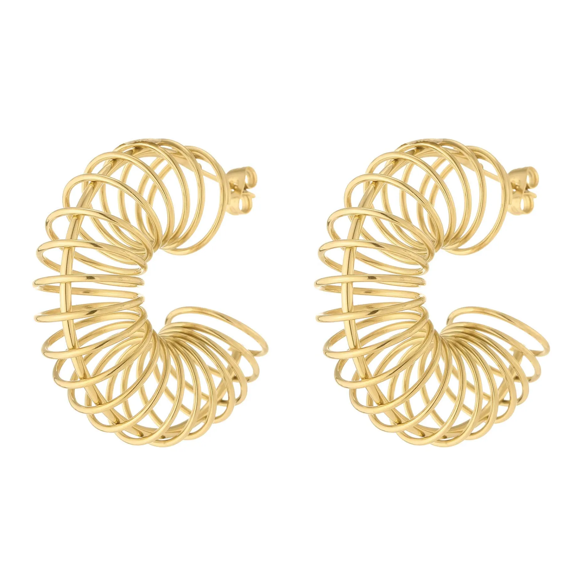 Femme Luzaka Boucles<Boucles Lotty acier doré or