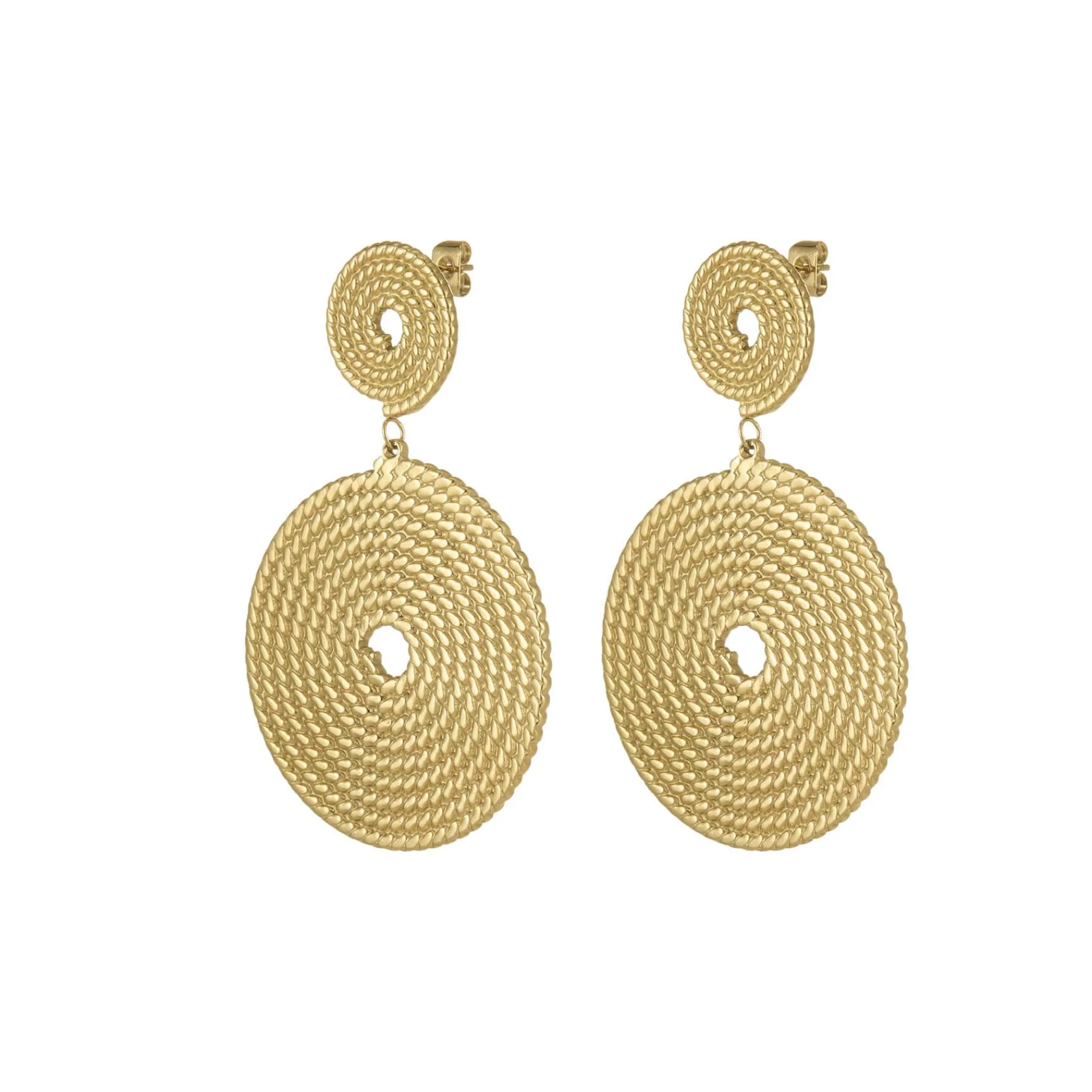 Femme Luzaka Boucles<Boucles Marina acier doré or