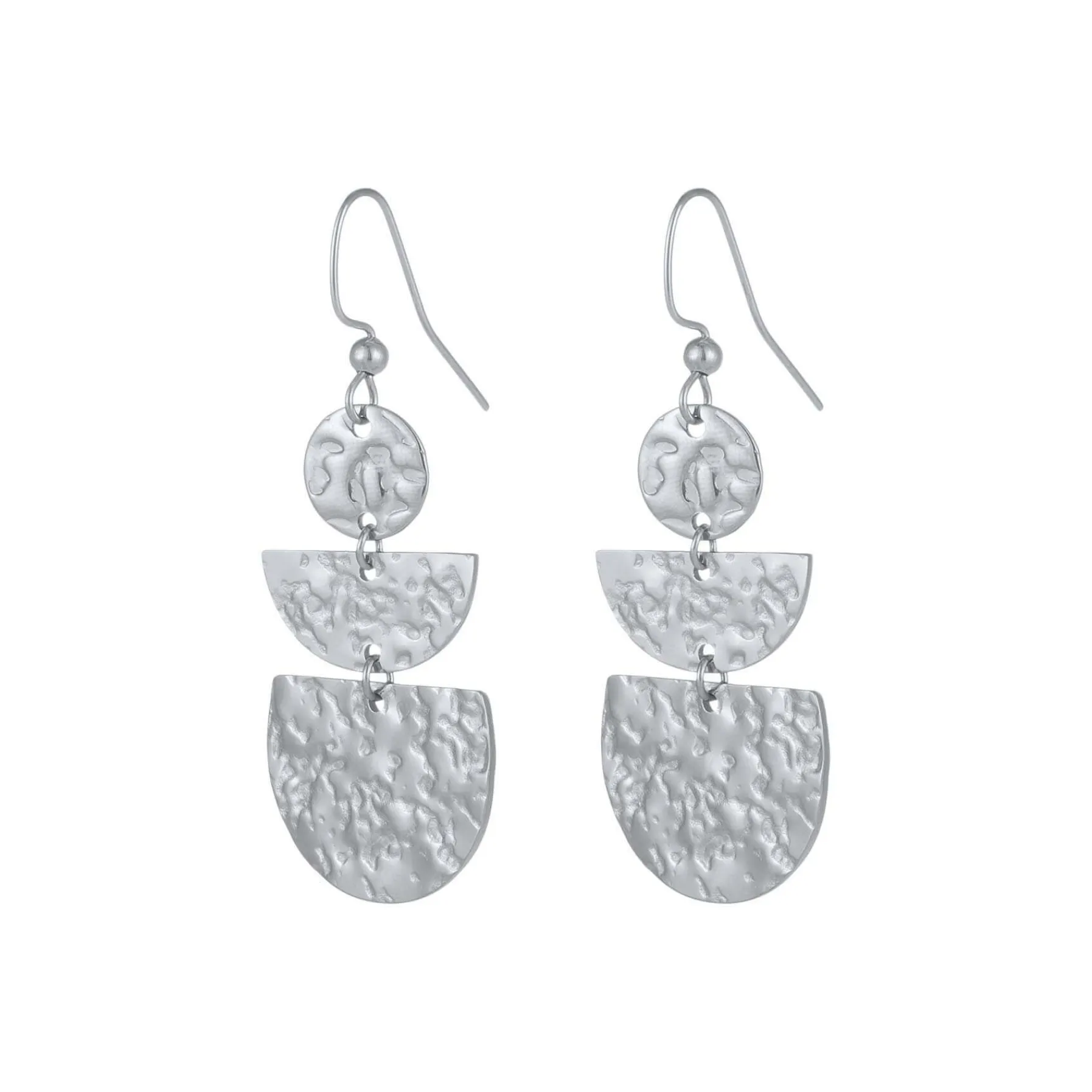 Femme Luzaka Boucles<Boucles Mendosa acier argenté