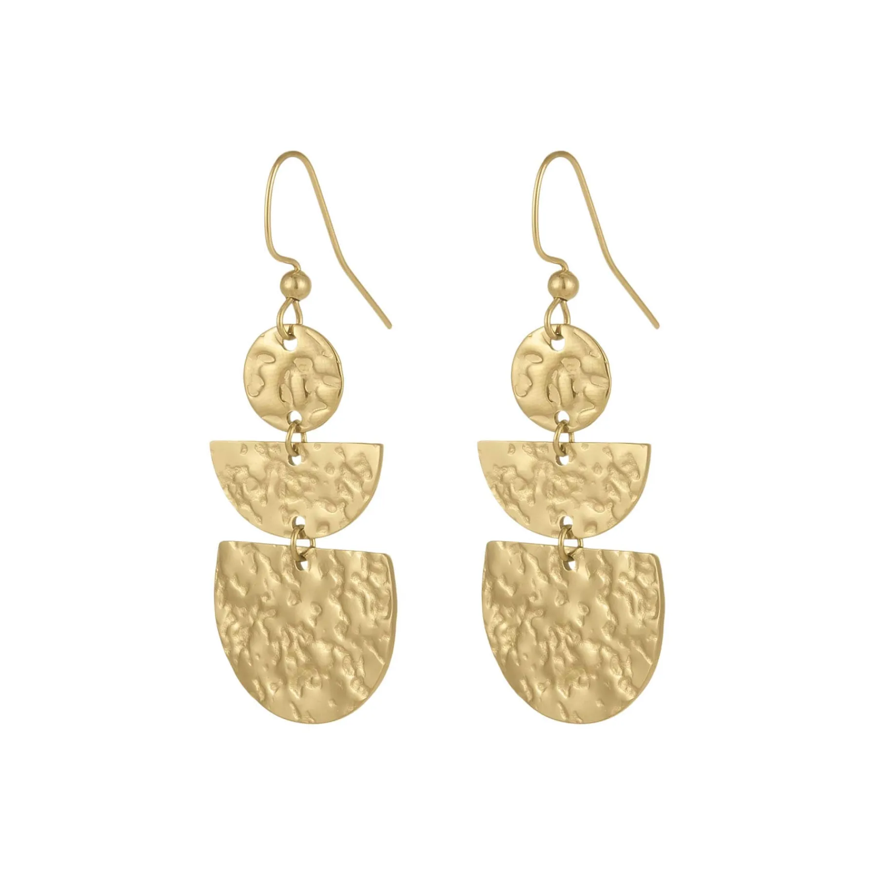 Femme Luzaka Boucles<Boucles Mendosa acier doré or