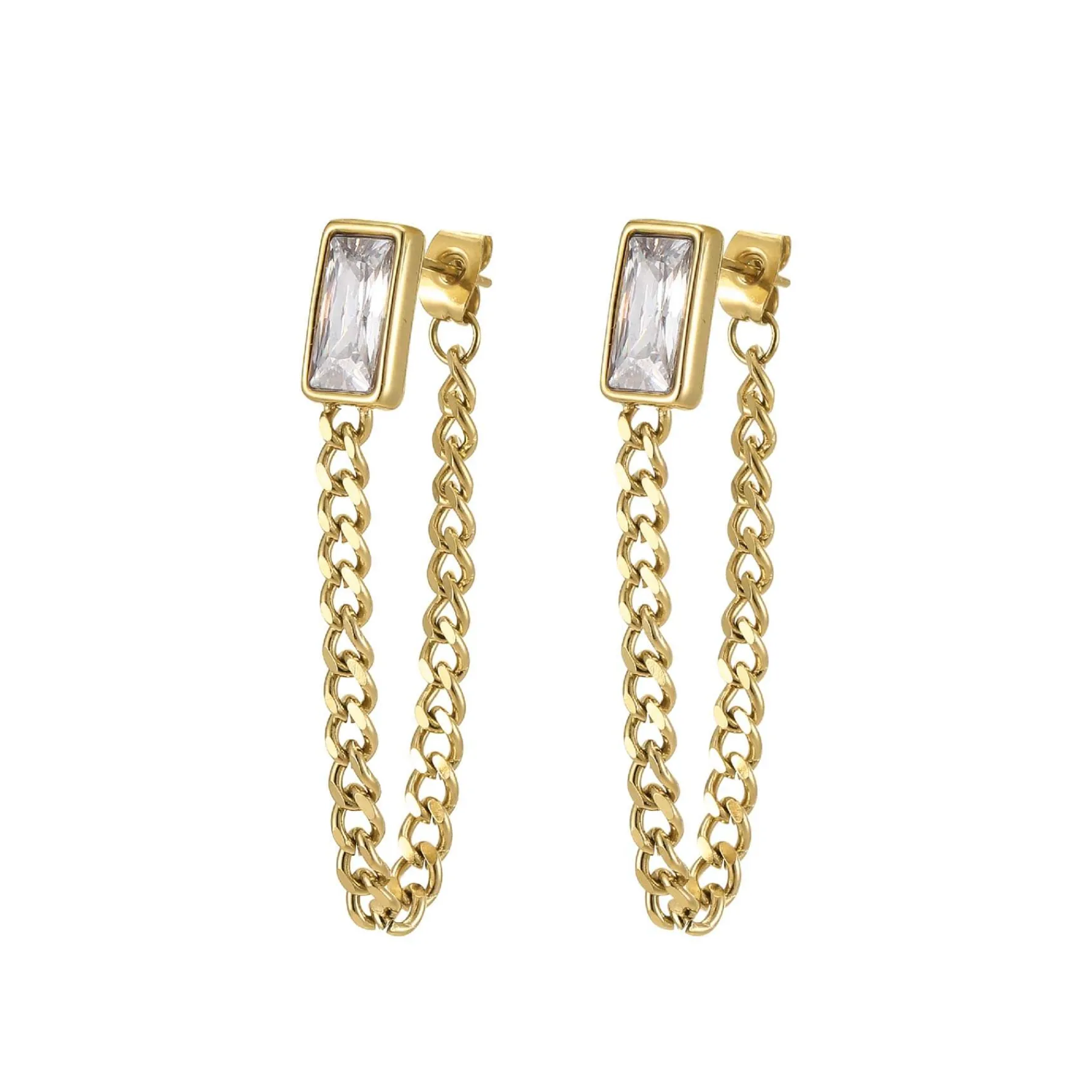 Femme Luzaka Boucles<Boucles Mila Strass blanc