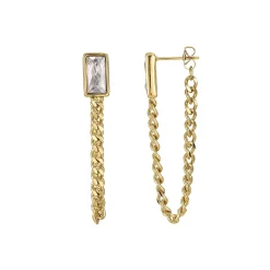 Femme Luzaka Boucles<Boucles Mila Strass blanc