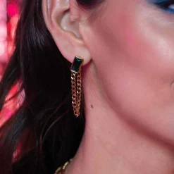Femme Luzaka Boucles<Boucles Mila Strass vert