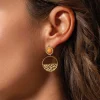 Femme Luzaka Boucles<Boucles Miria orange acier doré or