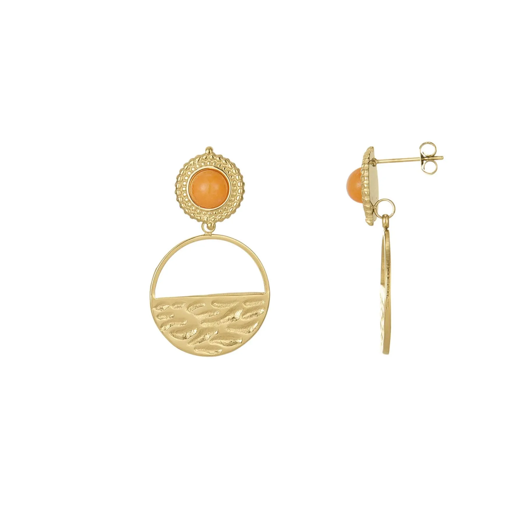 Femme Luzaka Boucles<Boucles Miria orange acier doré or
