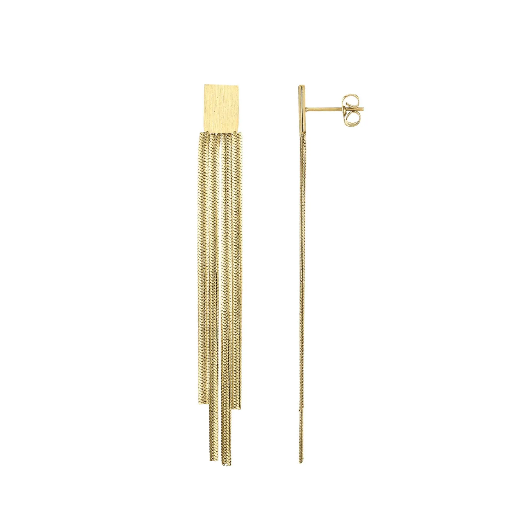 Femme Luzaka Boucles<Boucles Multichaînes acier dorées or