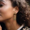 Femme Luzaka Boucles<Boucles Naomi acier doré or