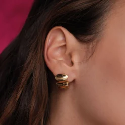 Femme Luzaka Boucles<Boucles Orine acier doré or