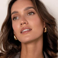 Femme Luzaka Boucles<Boucles Pia acier doré or