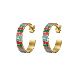 Femme Luzaka Boucles<Boucles Rio multicolores acier doré or