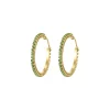 Femme Luzaka Boucles<Boucles Riviera strass vert