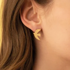 Femme Luzaka Boucles<Boucles Samoa acier doré or