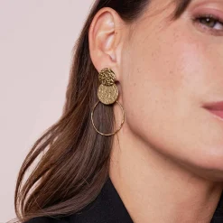 Femme Luzaka Boucles<Boucles Solara acier doré or