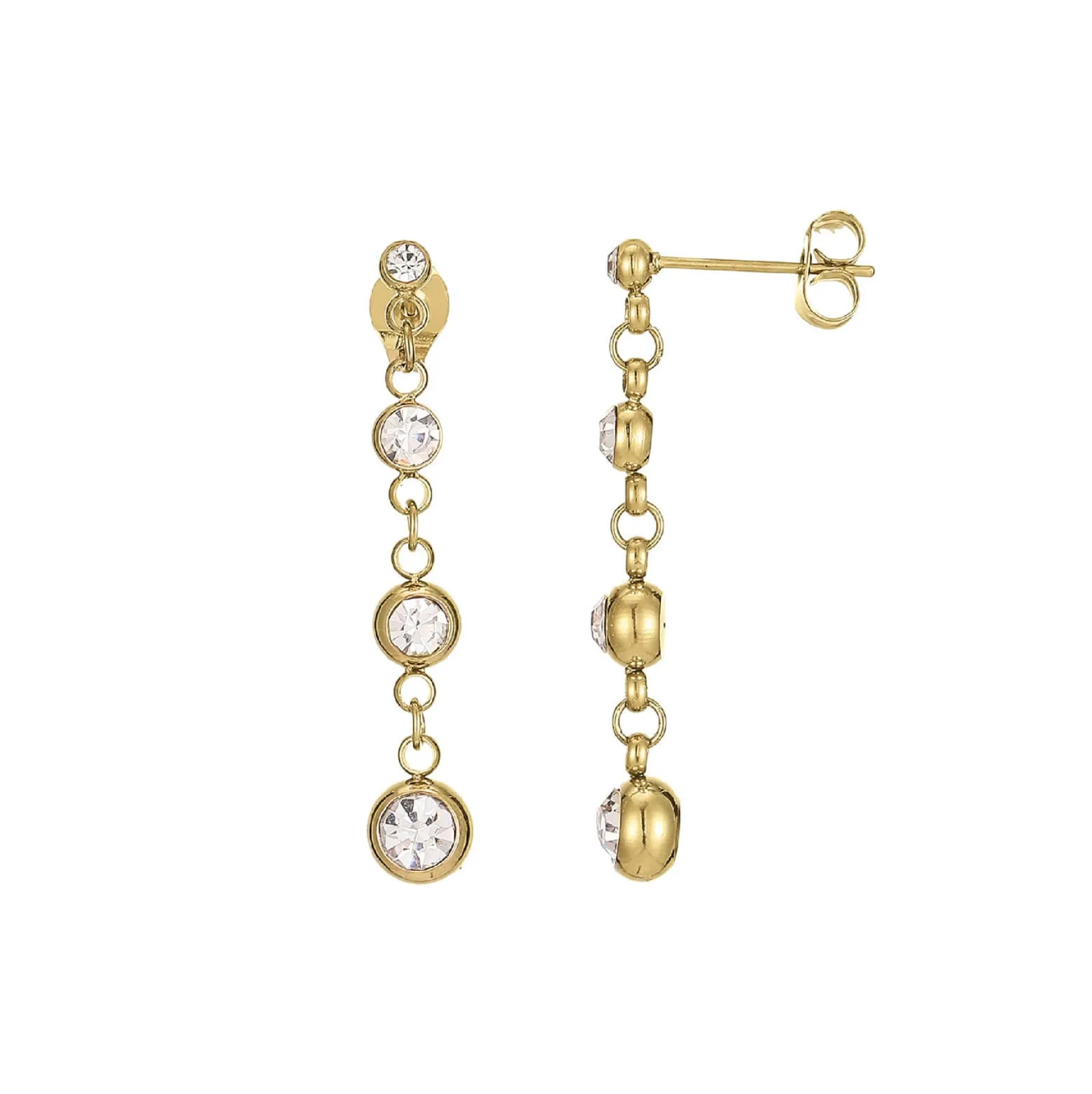 Femme Luzaka Boucles<Boucles Storia acier doré or