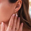 Femme Luzaka Boucles<Boucles Tahoré Perles nacre acier doré or