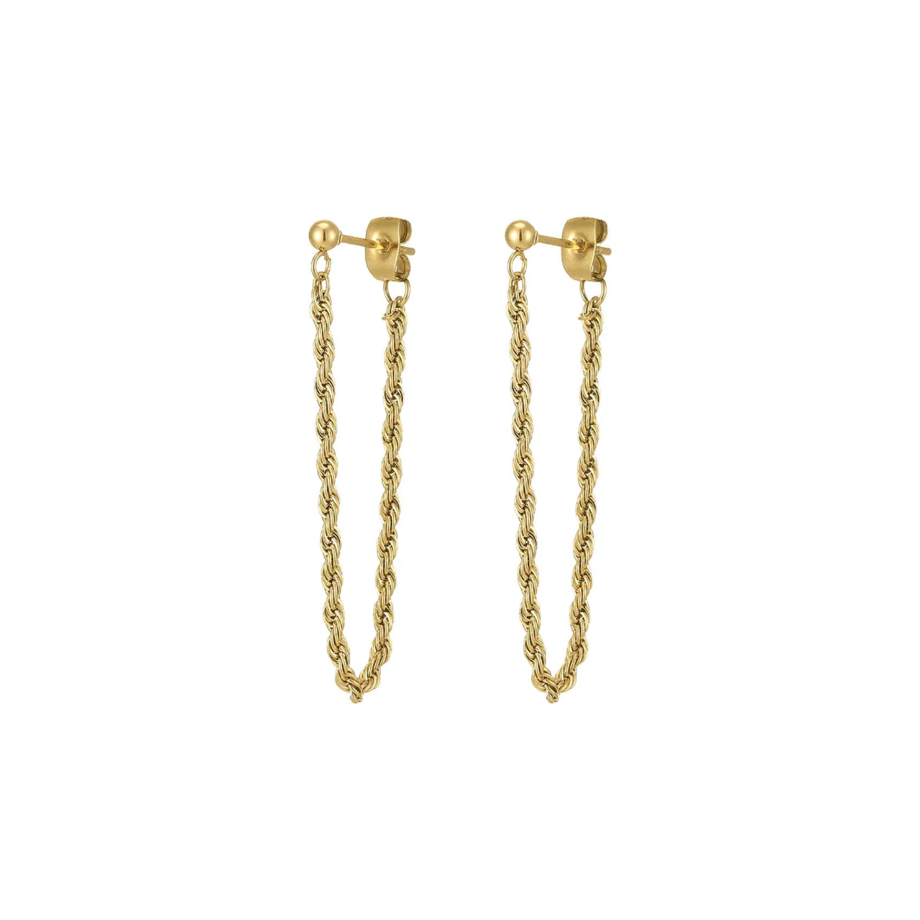 Femme Luzaka Boucles<Boucles Torsada acier doré or