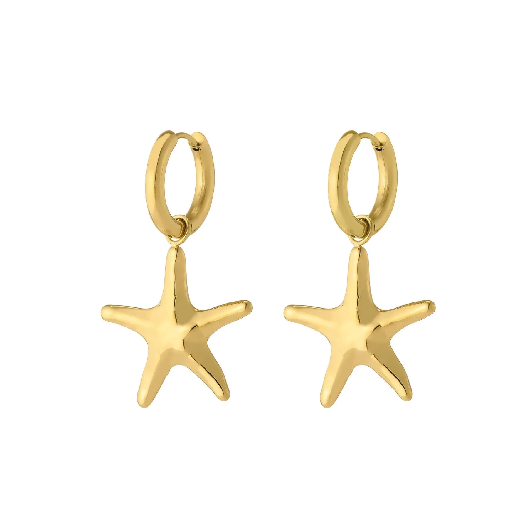 Femme Luzaka Boucles<Boucles Zanzibar acier doré or