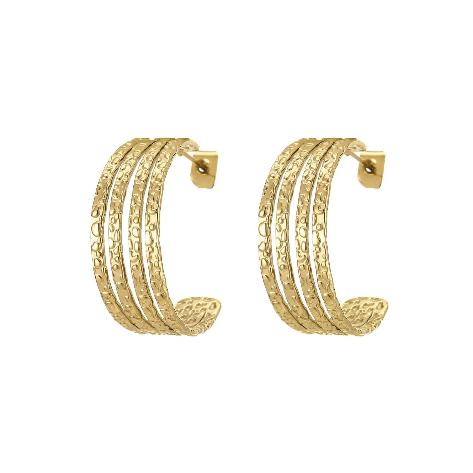Femme Luzaka Boucles<Boucles Zéfir acier doré or