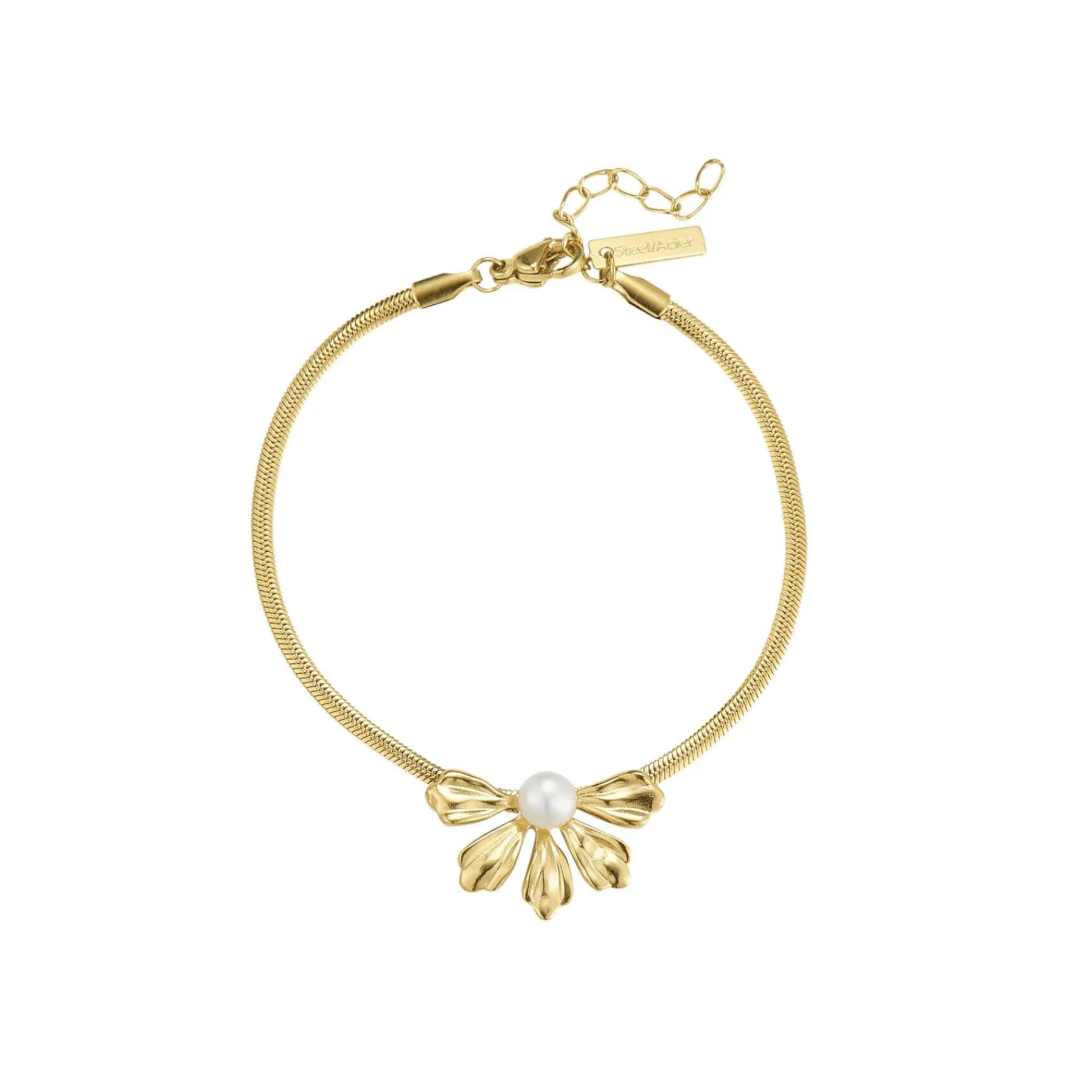 Femme Luzaka Bracelets<Bracelet Amélie acier doré or et nacre