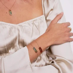 Femme Luzaka Bracelets<Bracelet Artiste rouge doré or