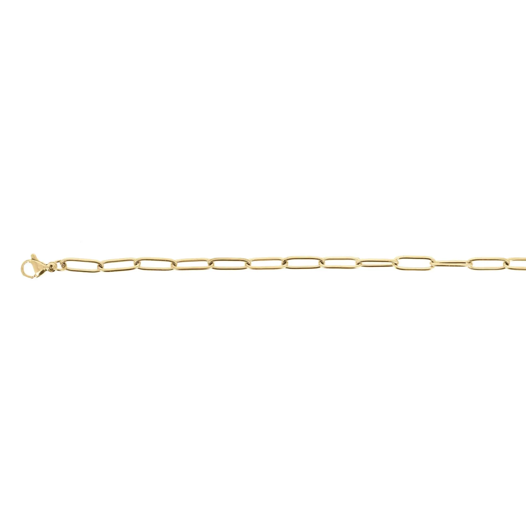 Luzaka Luzacharms<Bracelet chaine acier doré or Luza Charms