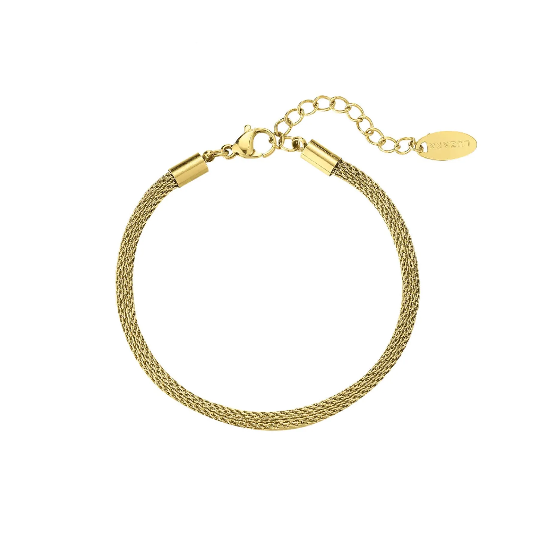 Femme Luzaka Bracelets<Bracelet chaine Lausanne acier doré or