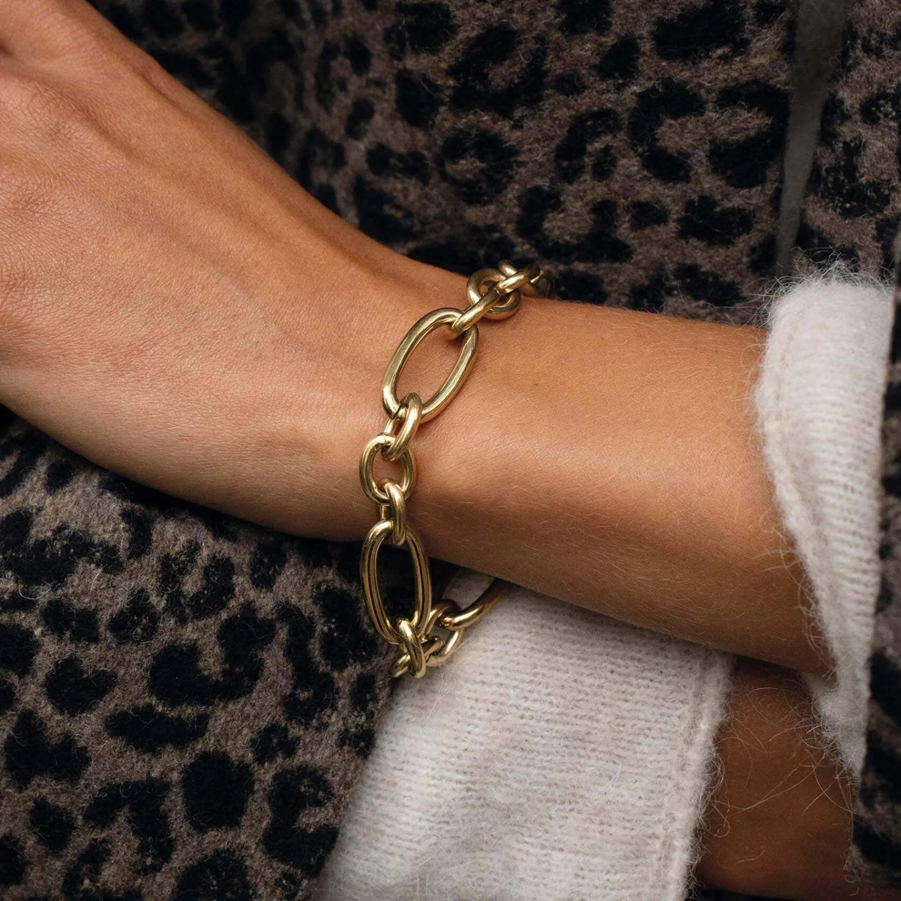 Femme Luzaka Bracelets<Bracelet Edwige acier doré or
