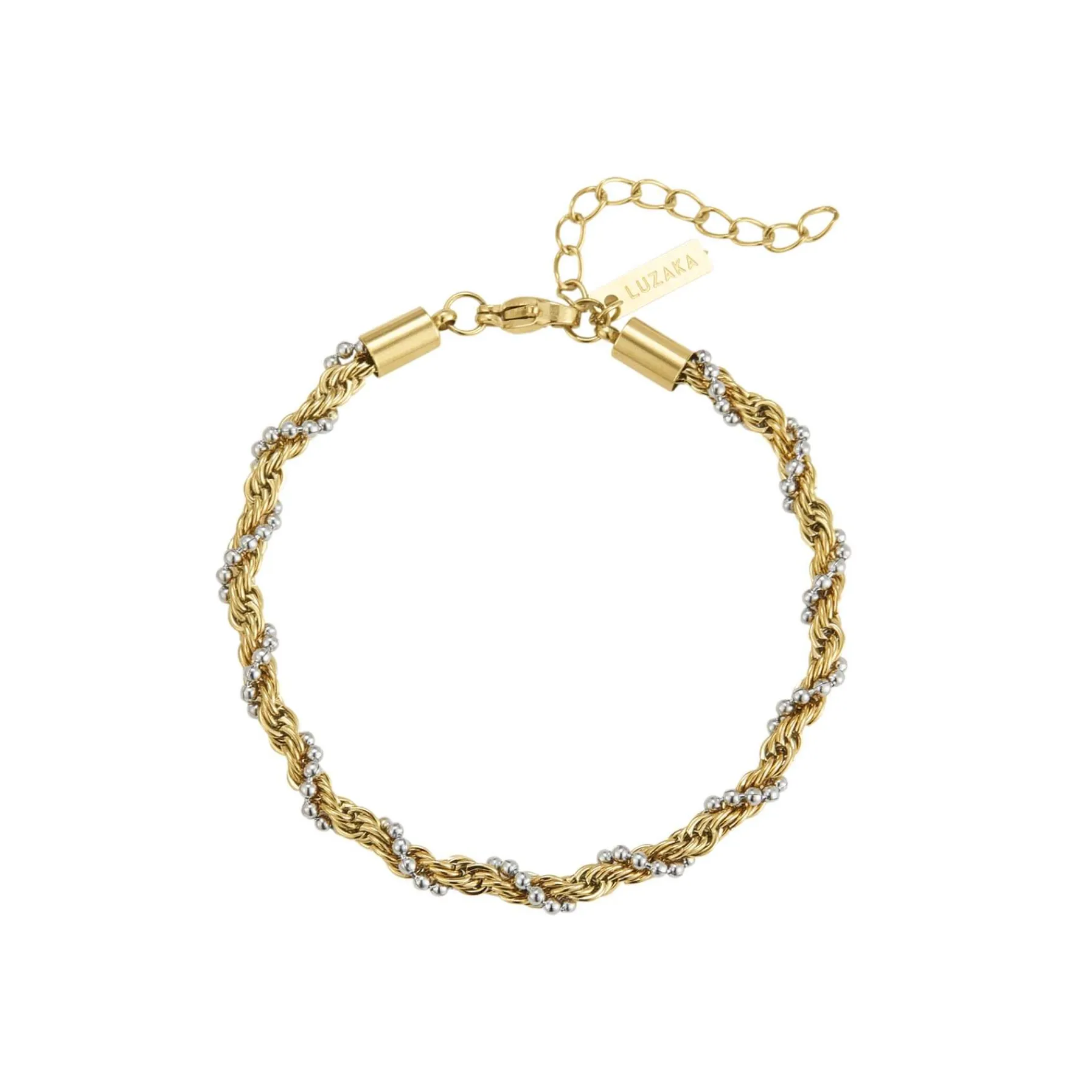 Femme Luzaka Bracelets<Bracelet Erika acier argenté et doré or
