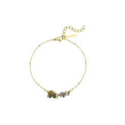 Femme Luzaka Bracelets<Bracelet Flavie acier doré or et pierres