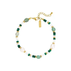 Femme Luzaka Bracelets<Bracelet Gaia acier doré or et nacre