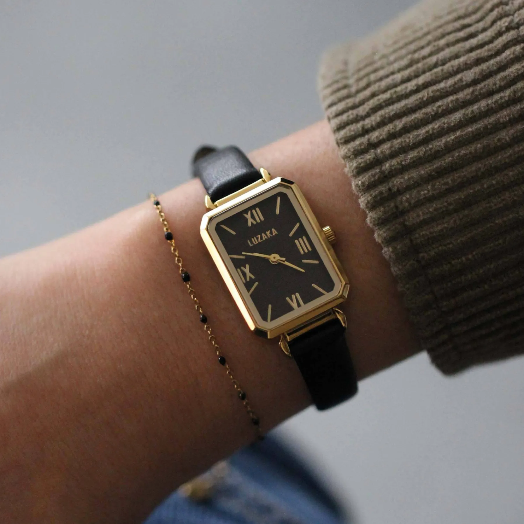 Femme Luzaka Bracelets<Bracelet goutte d'eau noir