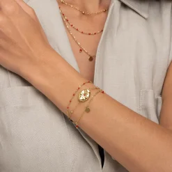 Femme Luzaka Bracelets<Bracelet Hestia acier doré or