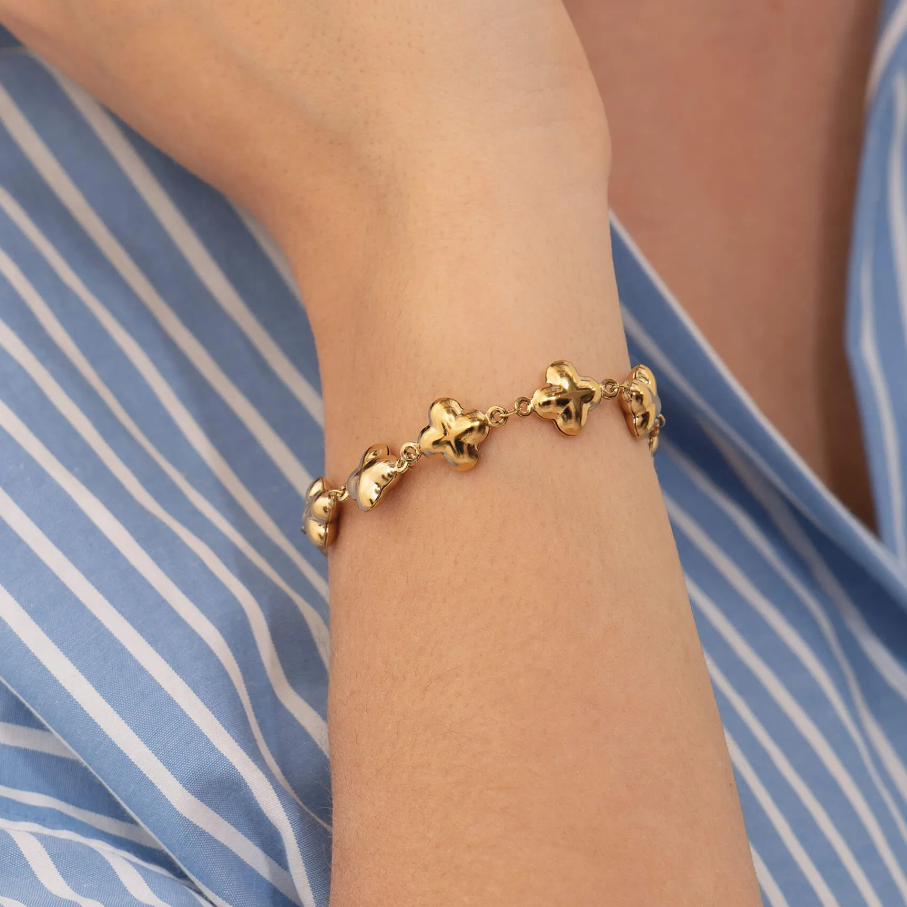 Femme Luzaka Bracelets<Bracelet Isadora acier doré or