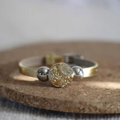 Luzaka Bijoux Snap<Bracelet Léa doré