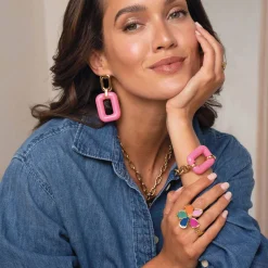 Femme Luzaka Bracelets<Bracelet Léonie rose