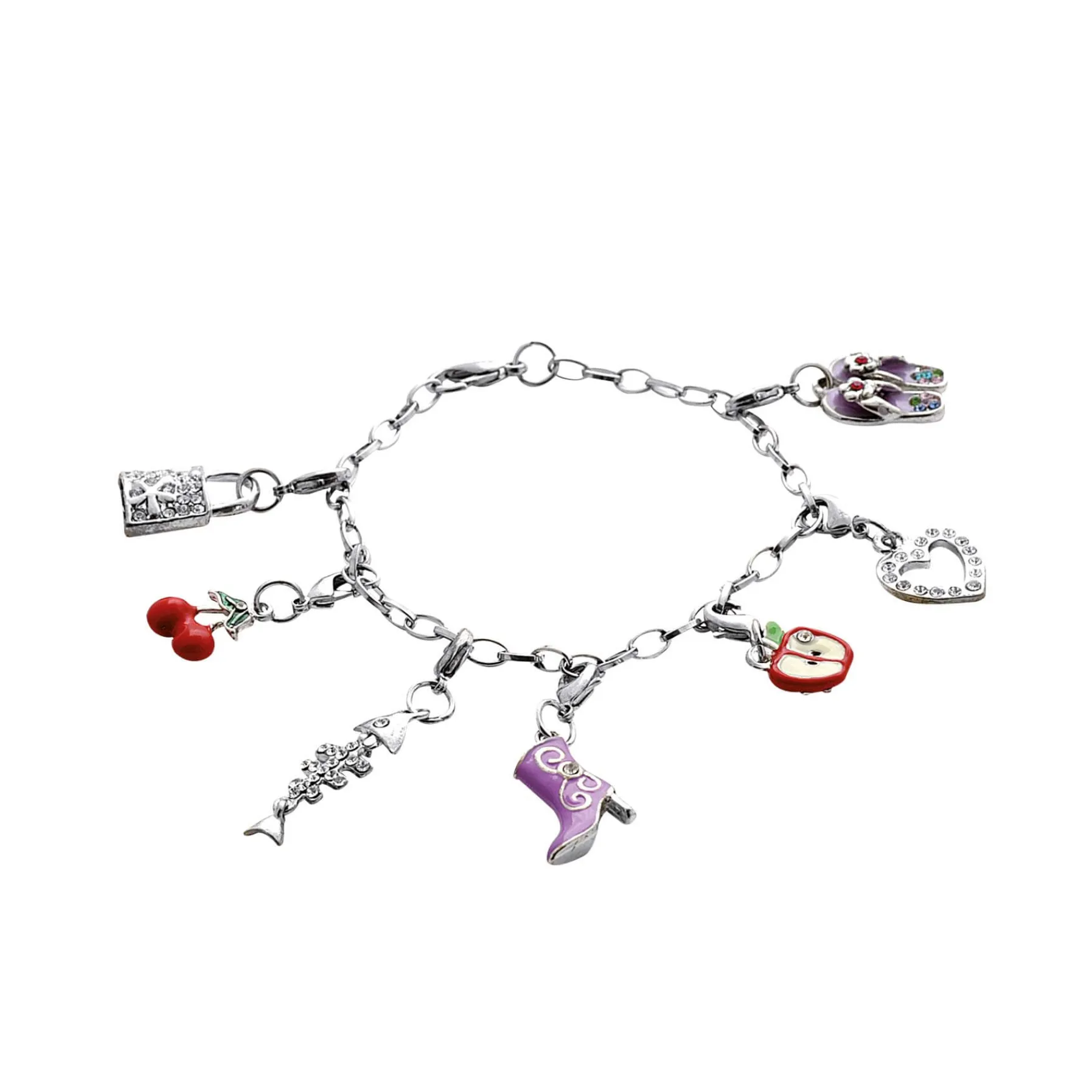 Luzaka Charms Métal<Bracelet Lou acier